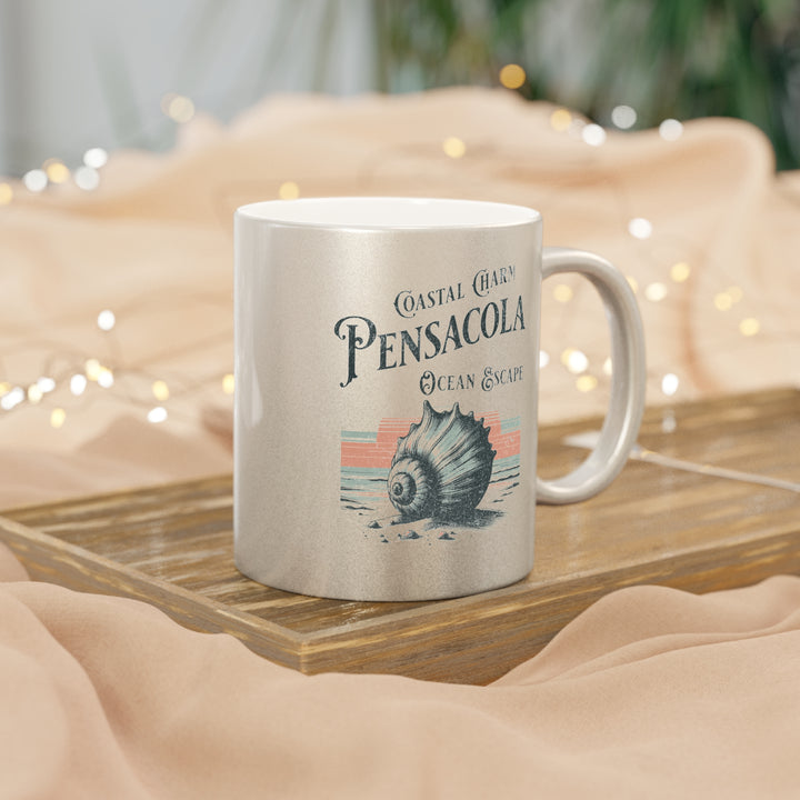 Metallic Mug - Pensacola Coastal Charm