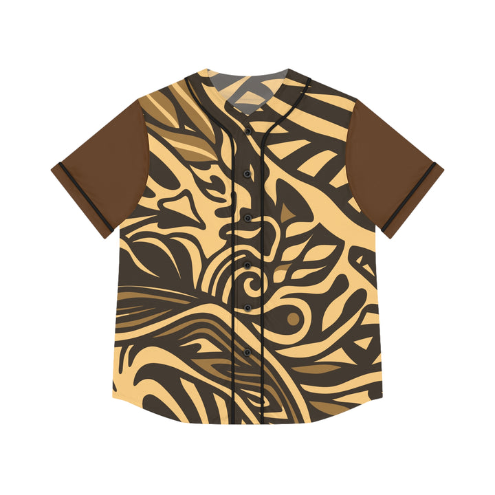 Women's Baseball Jersey - Tribal Brown