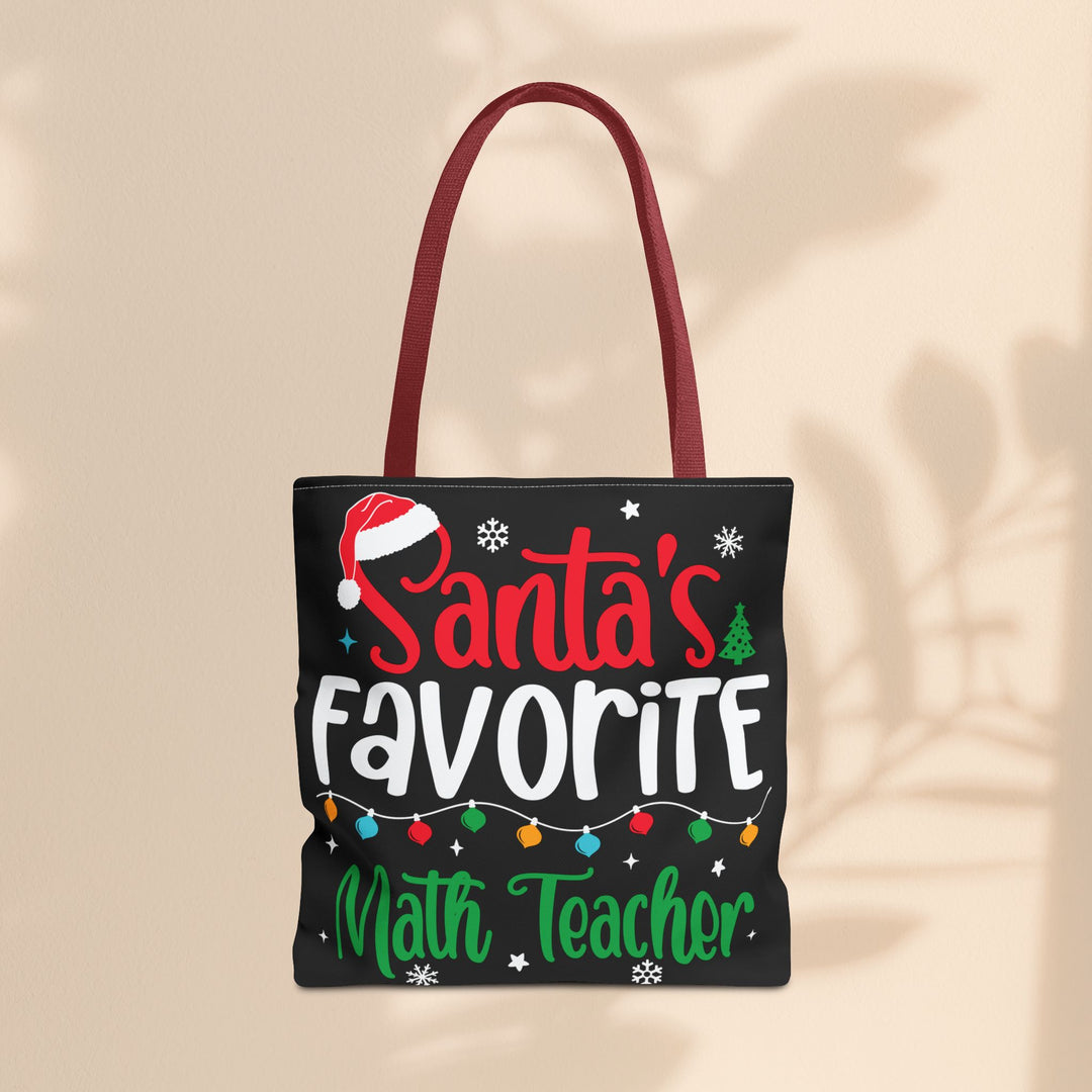 Tote Bag  - Santa's Favorite Math Teacher