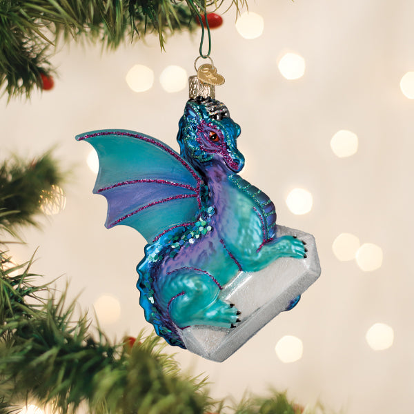 Celestial Dragon Christmas Ornament – Fantasy Holiday Décor