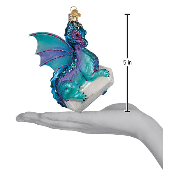 Celestial Dragon Christmas Ornament – Fantasy Holiday Décor