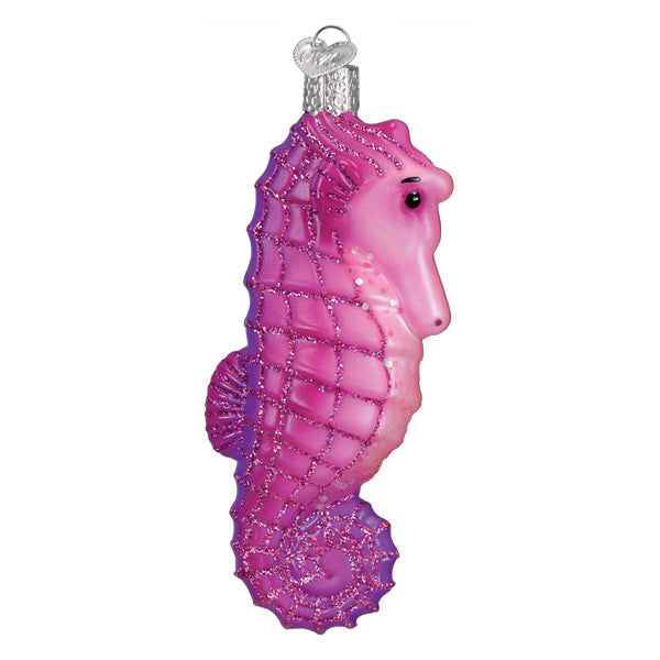 Shimmering Seahorse Christmas Ornament – Coastal Ocean Décor