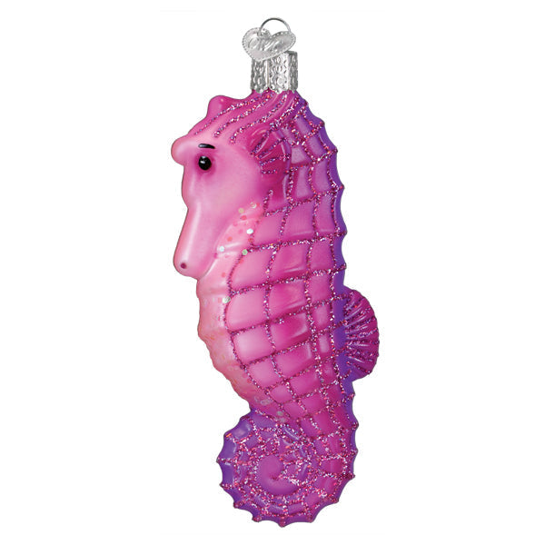 Shimmering Seahorse Christmas Ornament – Coastal Ocean Décor