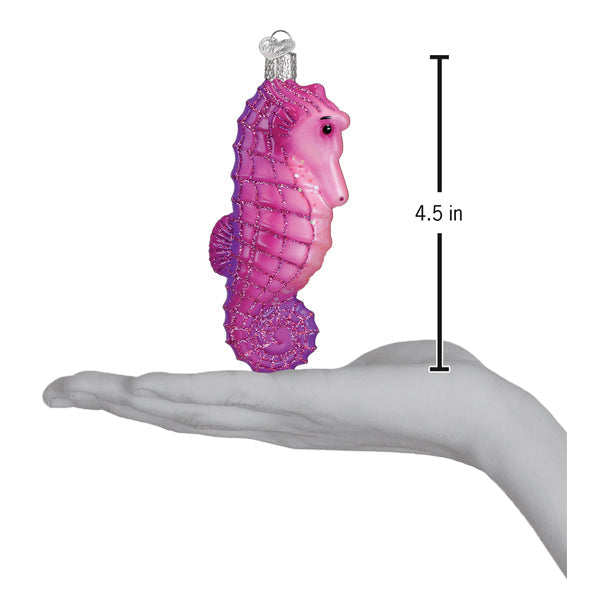 Shimmering Seahorse Christmas Ornament – Coastal Ocean Décor