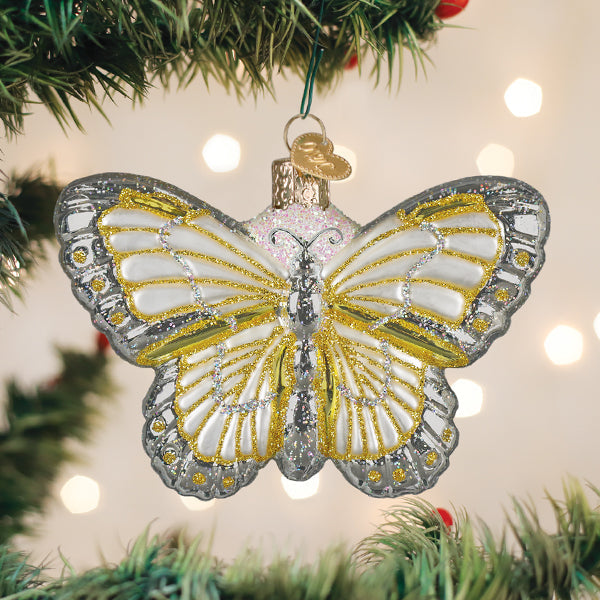 Sterling Butterfly Christmas Ornament – Elegant Keepsake Gift