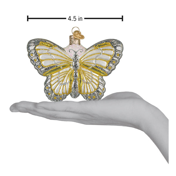 Sterling Butterfly Christmas Ornament – Elegant Keepsake Gift