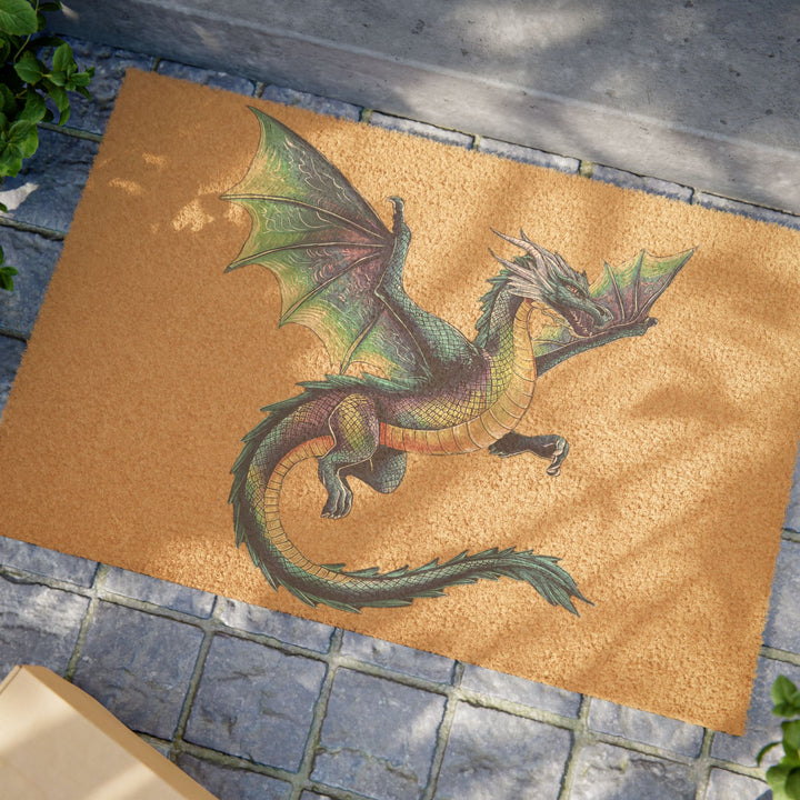 Electric Dragon Doormat