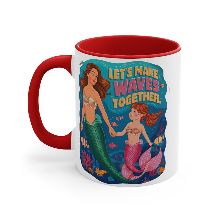 11oz Accent Mug - Make Waves Together