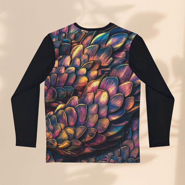 Men's Long Sleeve Shirt (AOP) - Dragon Scales