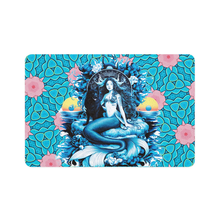 Pet Food Mat (12x18) - Majestic Mermaid Queen