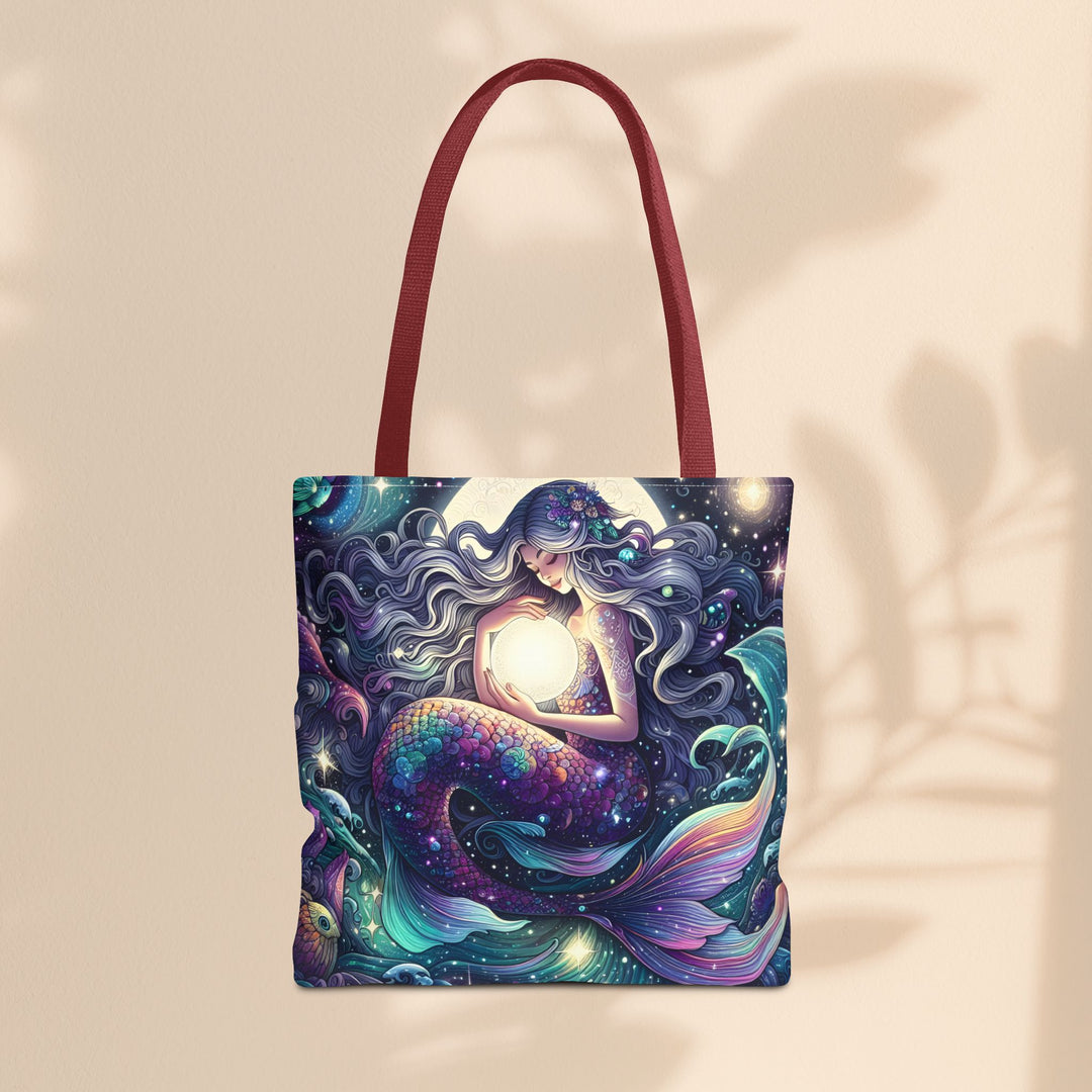 Celestial Mermaid Secret Tote Bag – Stylish Reusable Beach Trip Bag