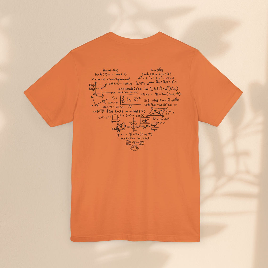 Unisex Jersey Short Sleeve Tee - Math Heart