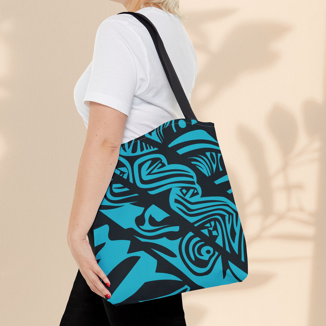 Tote Bag (AOP) - Blue Tribal