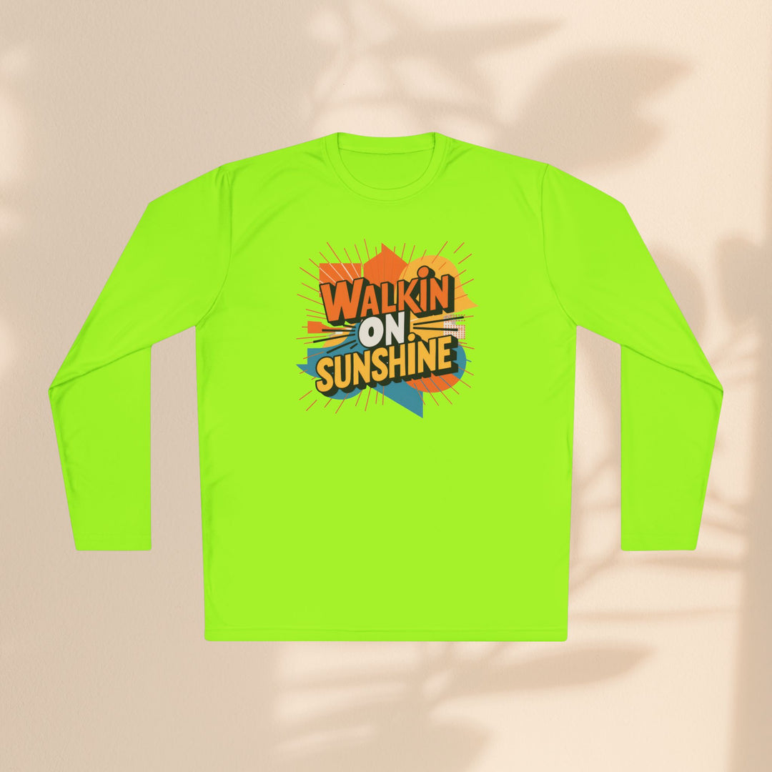 Unisex Lightweight Long Sleeve Tee - Walking On Sunshine