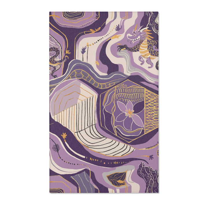 Purple Ocean Area Rug