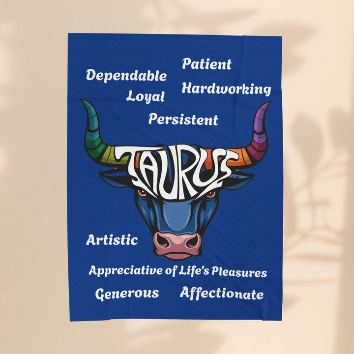 Velveteen Plush Blanket - Taurus