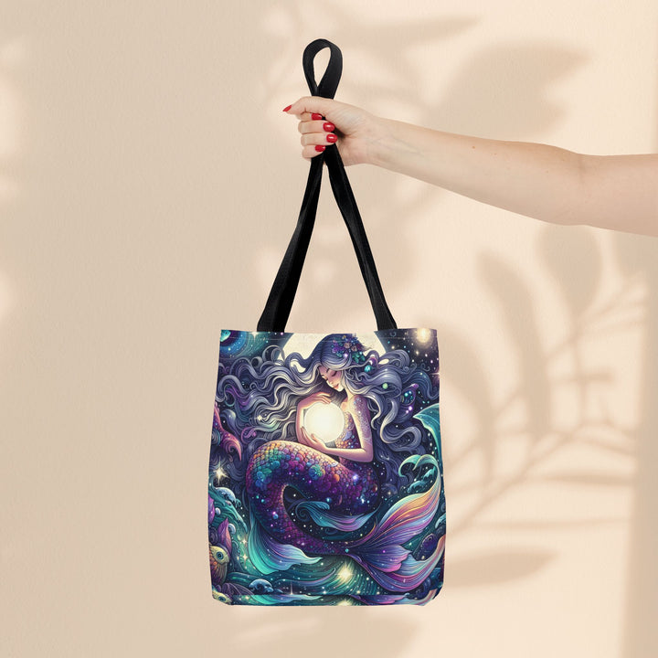 Celestial Mermaid Secret Tote Bag – Stylish Reusable Beach Trip Bag