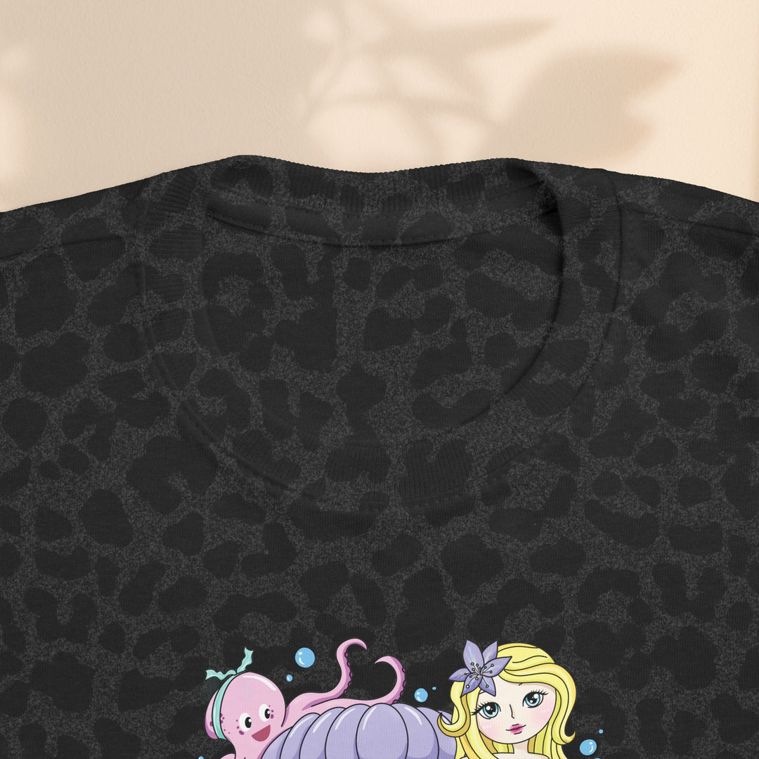 Age 6 Toddler Tee with Mermaid & Octopus Design - Birthday Celebration, Gifts for Ages 6