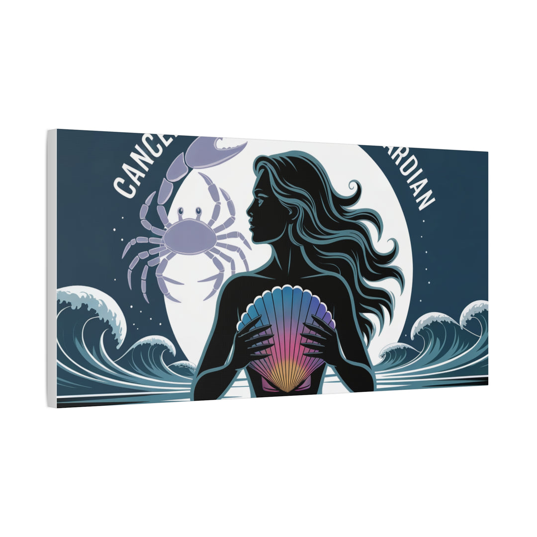 Zodiac Cancer Matte Stretched Canvas Wall Art