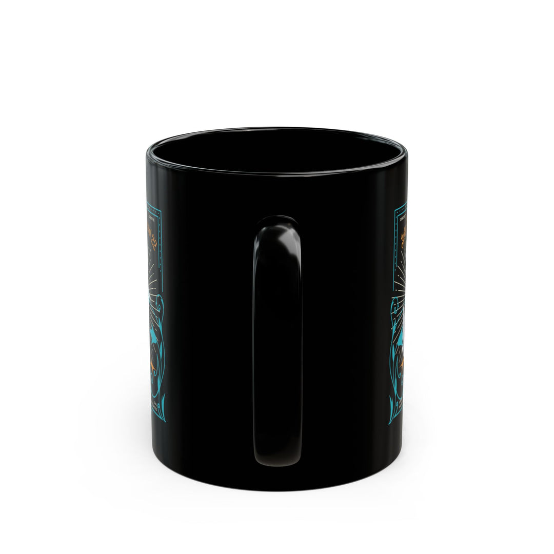 Black Mug (11oz, 15oz) - Mermaid Leo