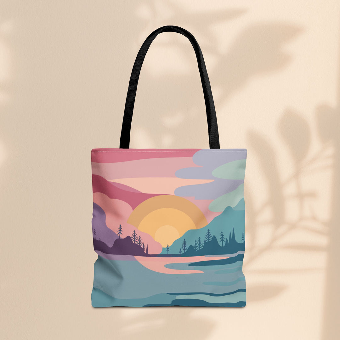 Tote Bag (AOP) - Pastel Scene