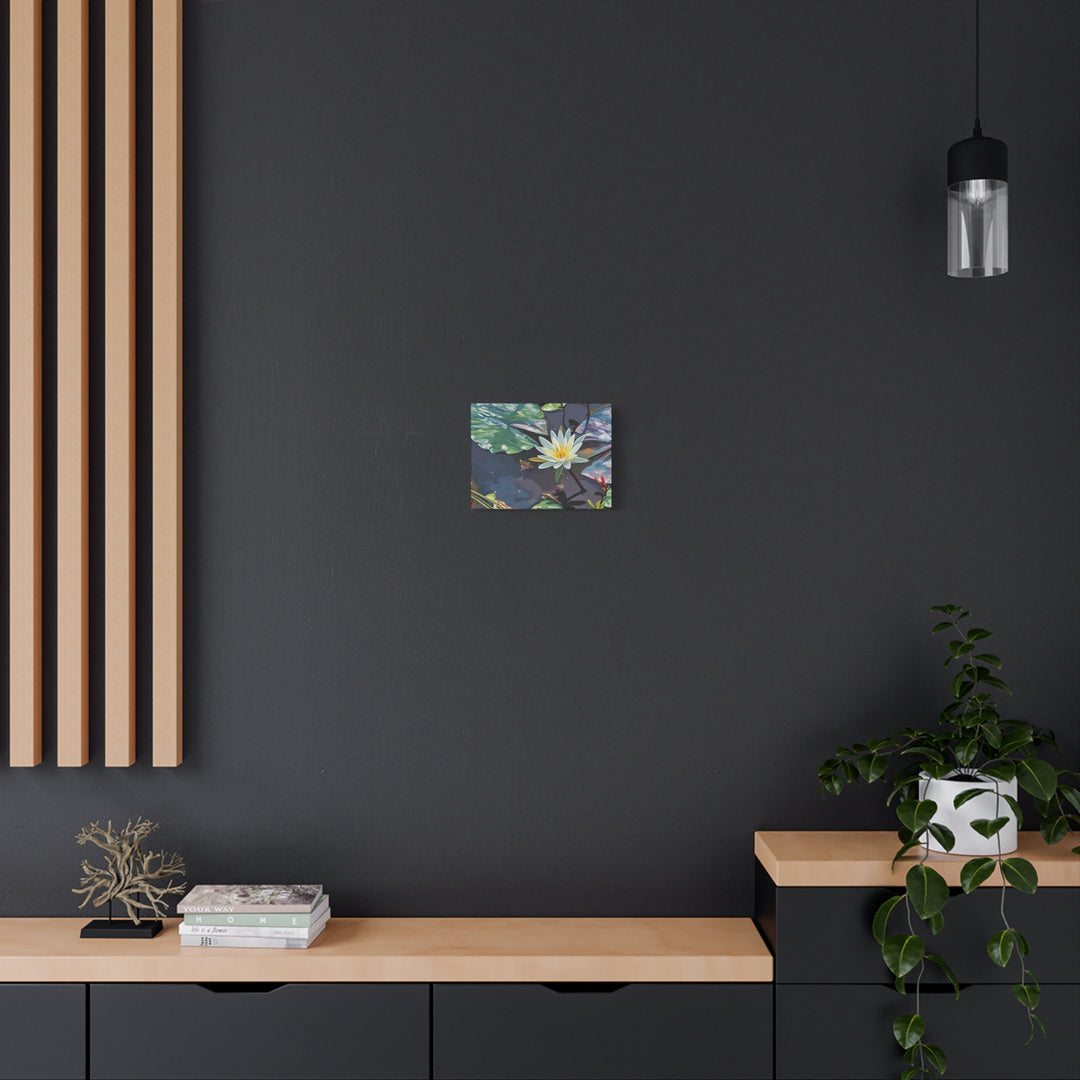 Water Lily Canvas Art Print – Nature Wall Décor