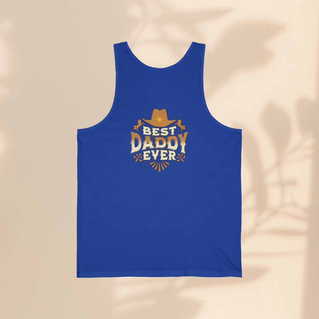 Best Daddy Ever Unisex Jersey Tank - Ideal Father's Day Gift