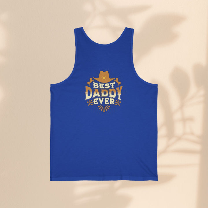 Best Daddy Ever Unisex Jersey Tank - Ideal Father's Day Gift