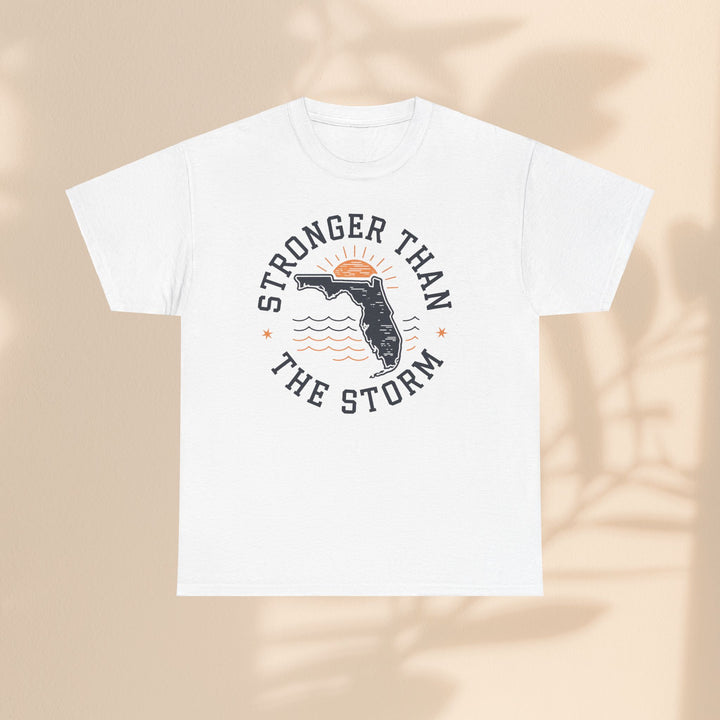 Unisex Heavy Cotton Tee - Stronger Than The Storm