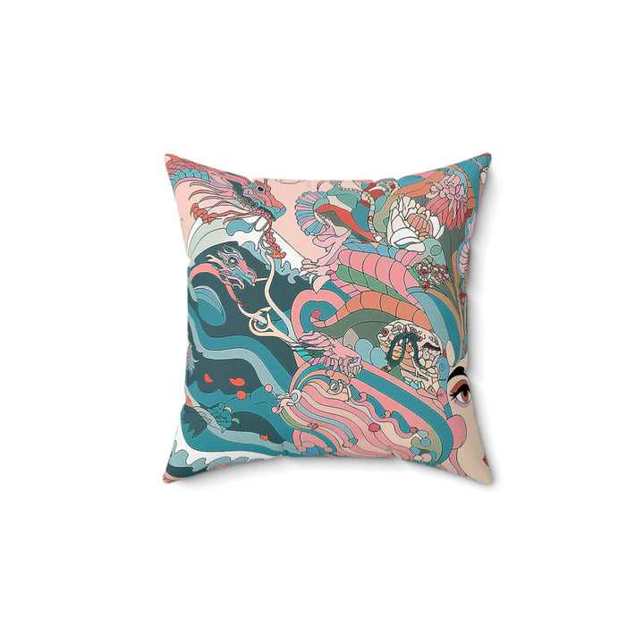 Pillow - Sea Dragon Woman Print