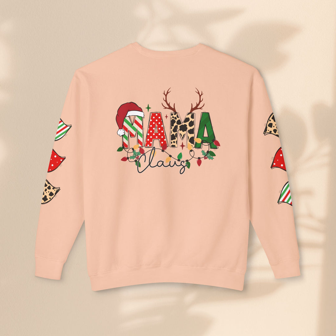 Mama Claus - Women's Lightweight Crewneck Sweatshirt