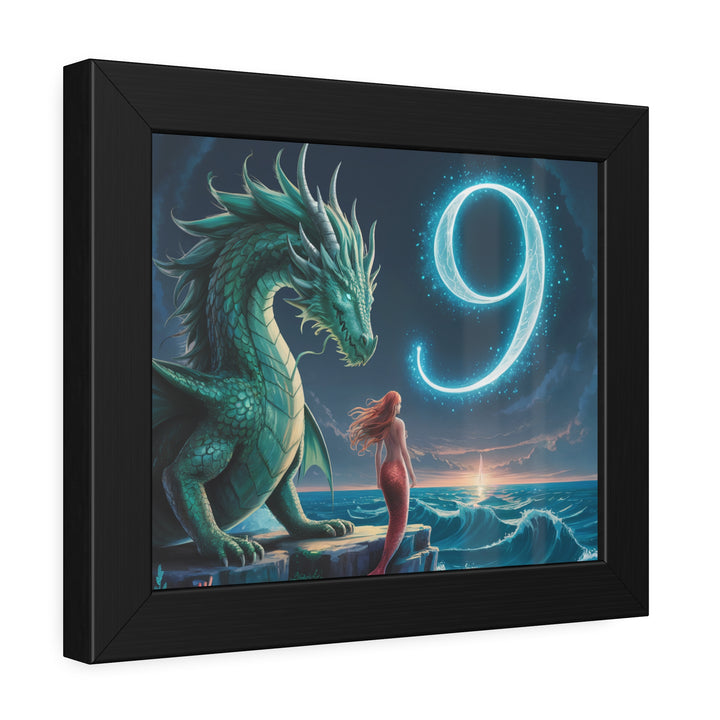 Number 9 and Dragons Canvas Wall Art