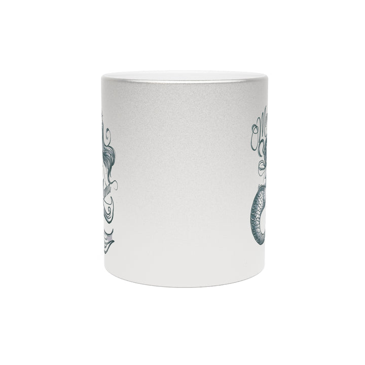 Metallic Mug (Silver\Gold) - Mermaid Mama Gold