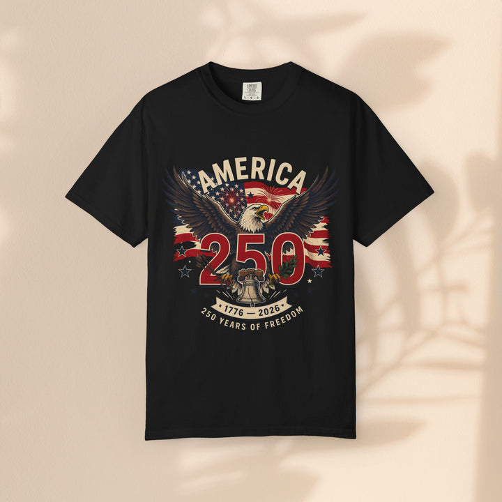 America 250 Eagle Patriotic T-Shirt — Independence Celebration Tee