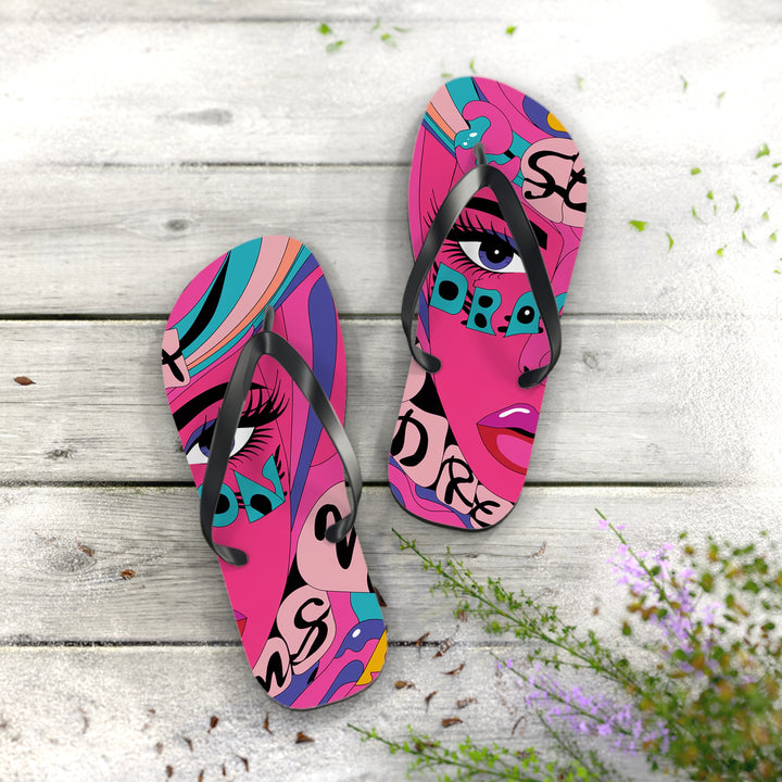 Sea Dragon Dreams Flip Flops