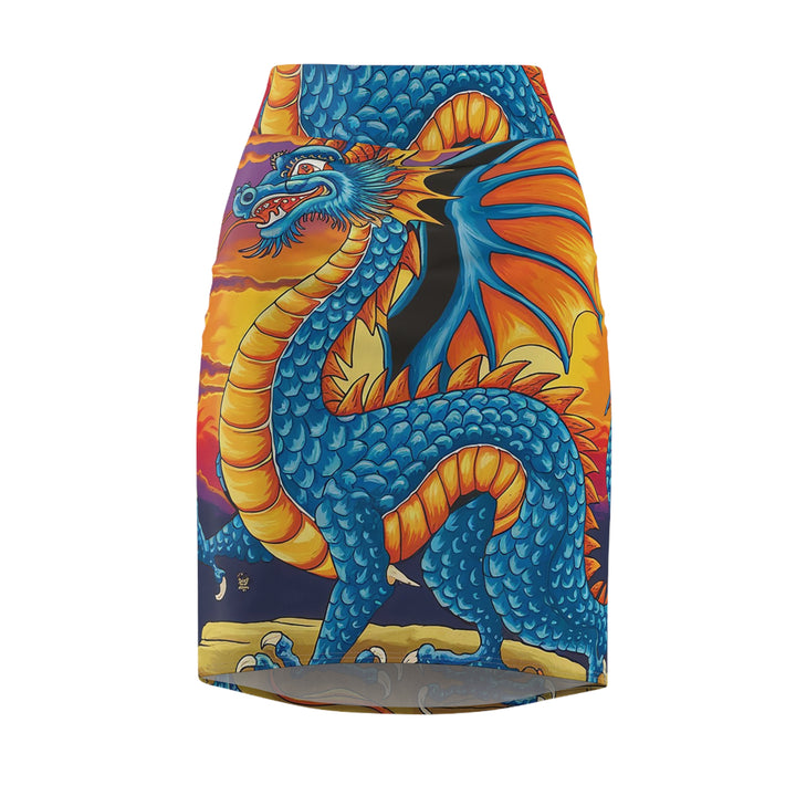 MexiDragon Pencil Skirt