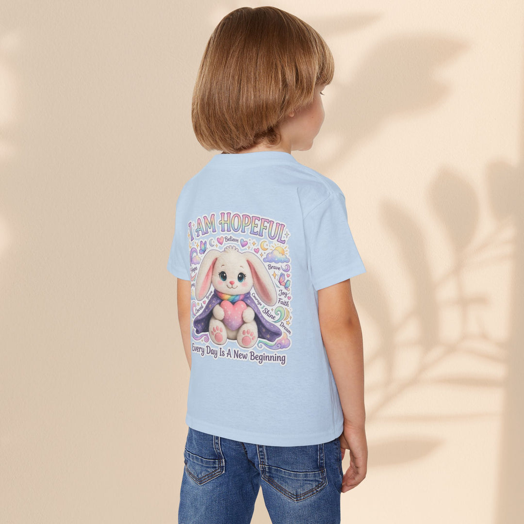 I Am Hopeful Bunny Toddler T-Shirt for Kids