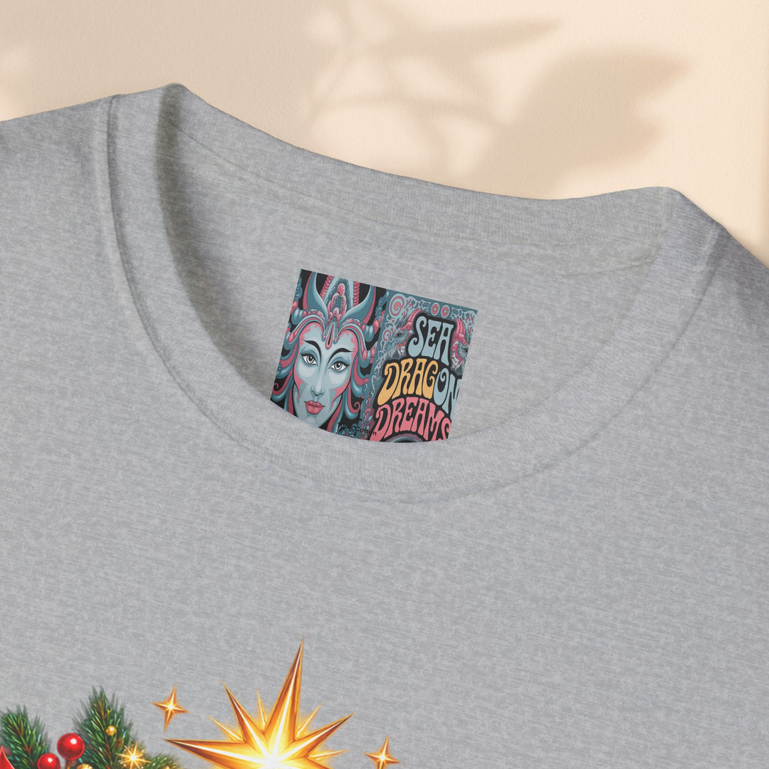Joy to the World Christmas T-Shirt — Festive Wreath Holiday Tee