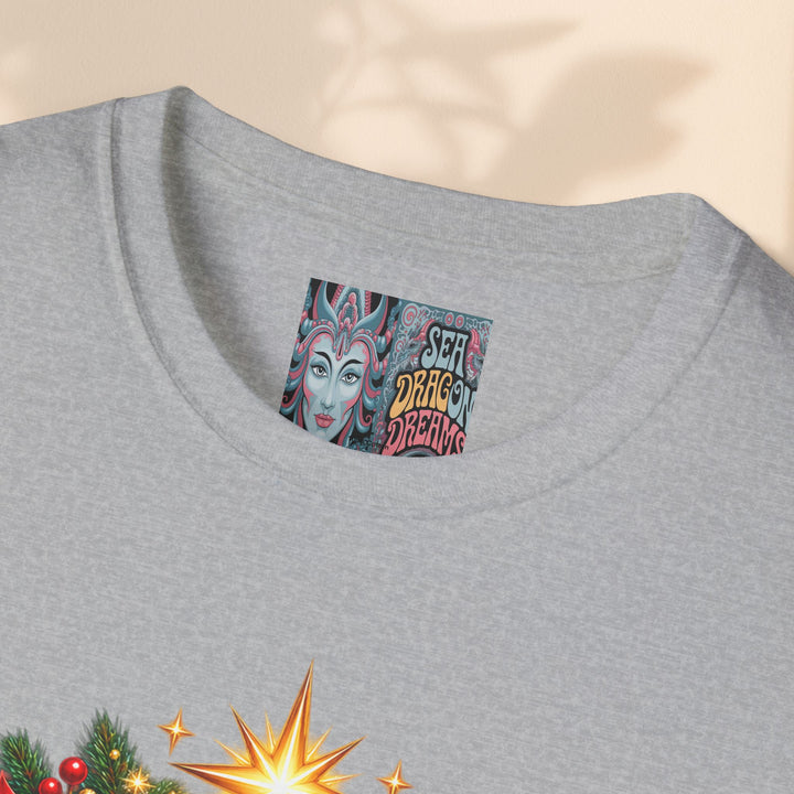 Joy to the World Christmas T-Shirt — Festive Wreath Holiday Tee