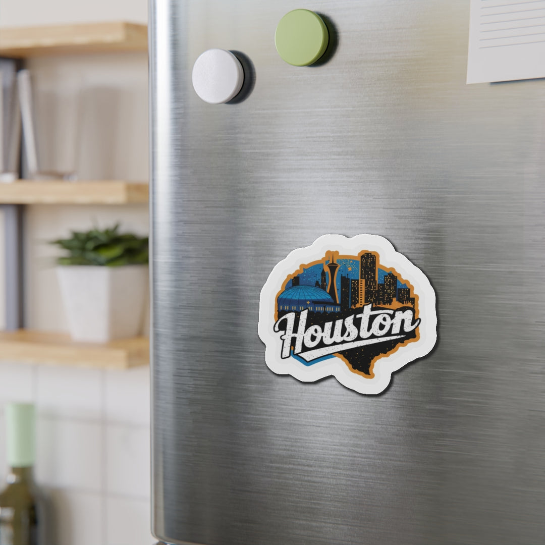 Die-Cut Magnets - Houston Texas