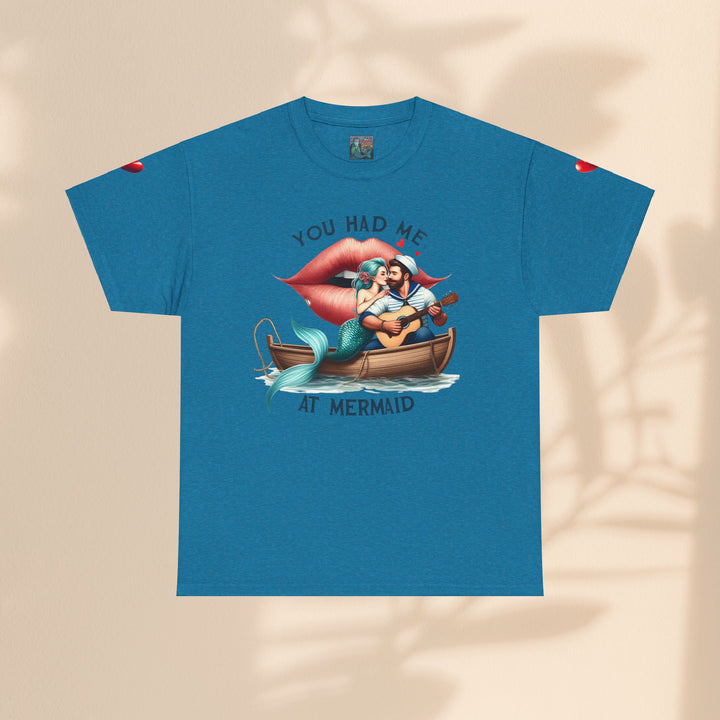 Unisex Heavy Cotton Tee - You Had Me At Mermaid