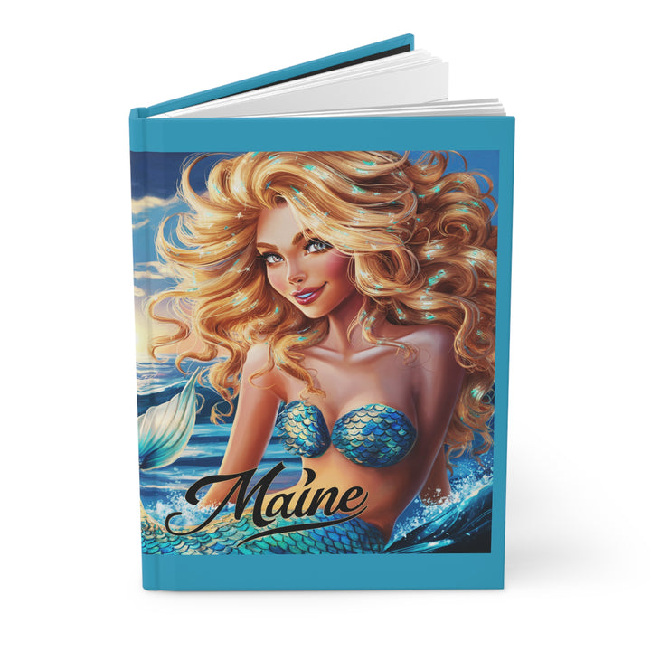 Maine Mermaid Hardcover Journal