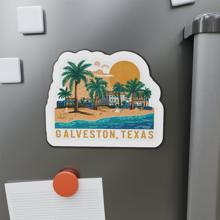 Die-Cut Magnets - Galveston Texas