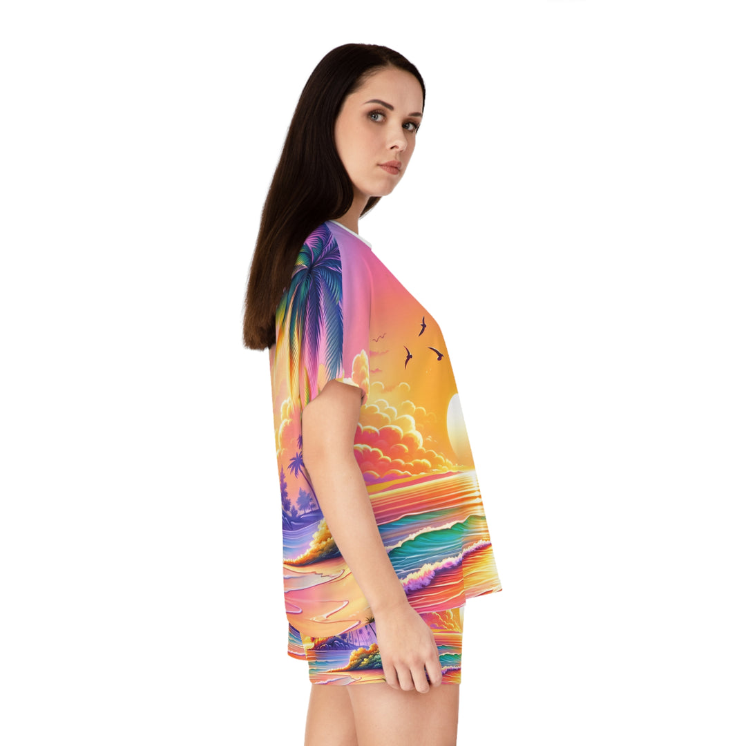 Women's Short Pajama Set  - Sunrise Sunset