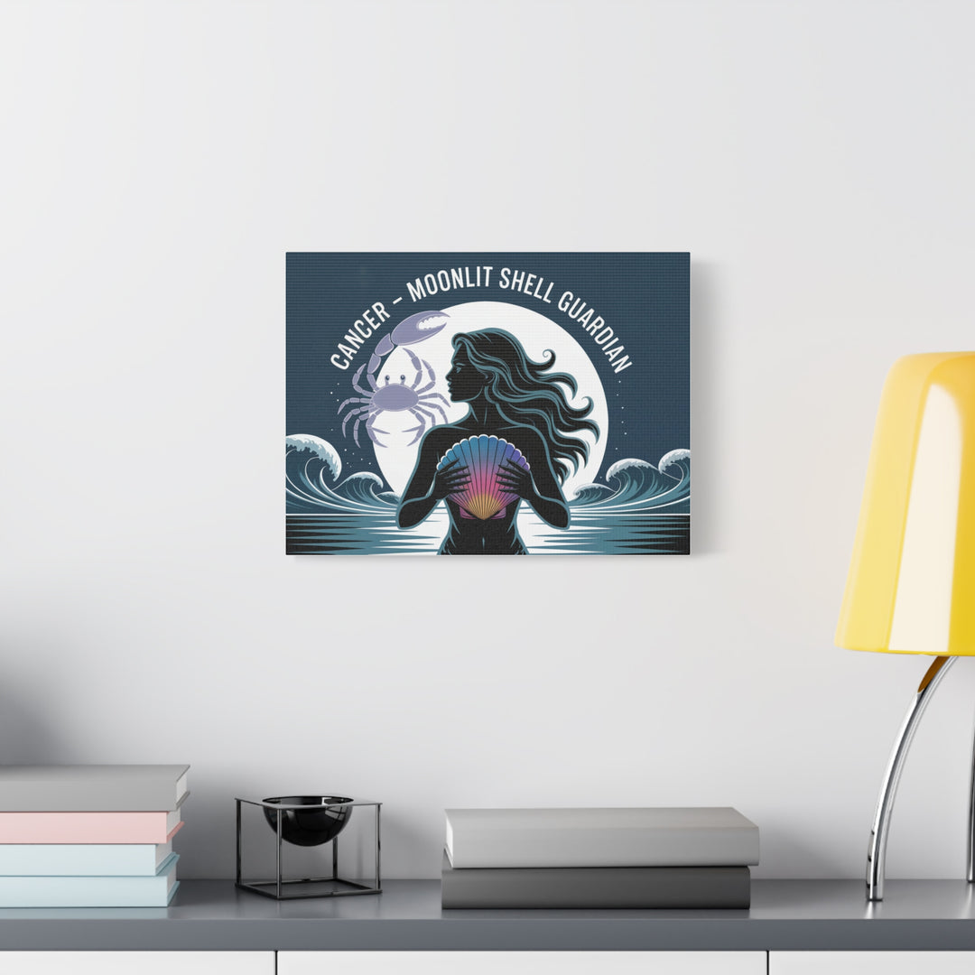 Zodiac Cancer Matte Stretched Canvas Wall Art