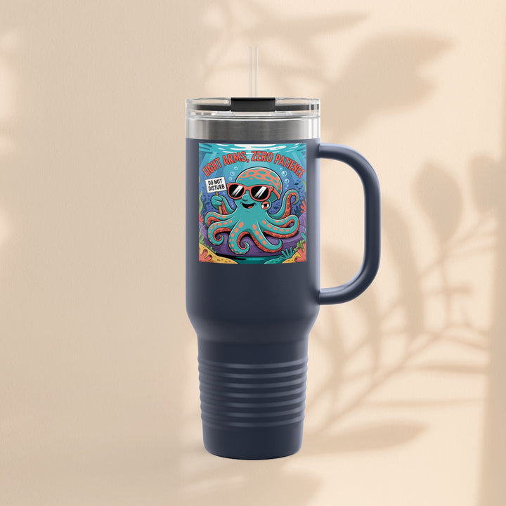Eight Arms Zero Patience Insulated Travel Mug, 40oz