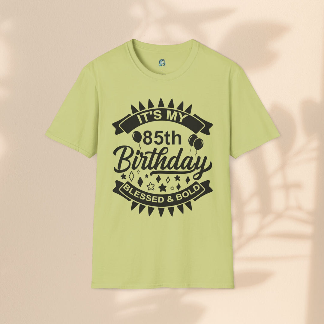 85th Birthday Celebration T-Shirt, Unisex Softstyle Tee for 85th Birthday, Milestone Birthday Gift, Birthday Party Outfit, Cute [...]