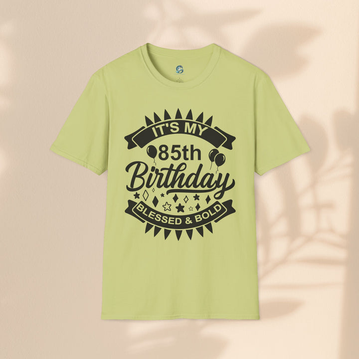 85th Birthday Celebration T-Shirt, Unisex Softstyle Tee for 85th Birthday, Milestone Birthday Gift, Birthday Party Outfit, Cute [...]