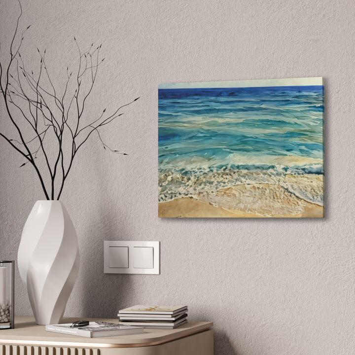 Stretched Beach Art Canvas Print