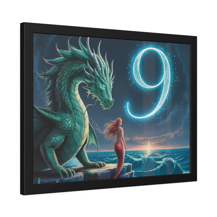 Number 9 and Dragons Canvas Wall Art